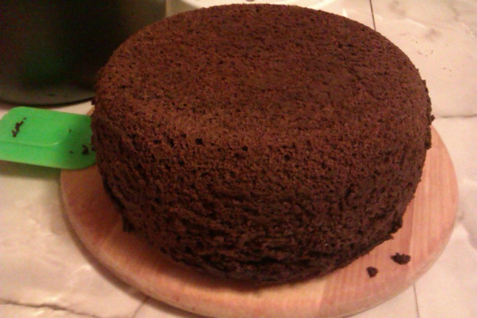 Шоколадно манговый торт