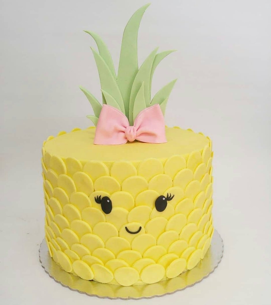 Торт детский с ананасом