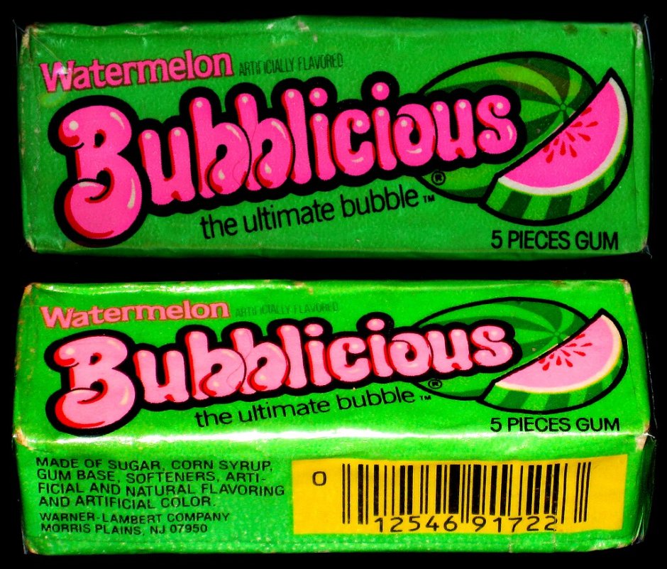 Bubble Gum жевательная резинка девяностых