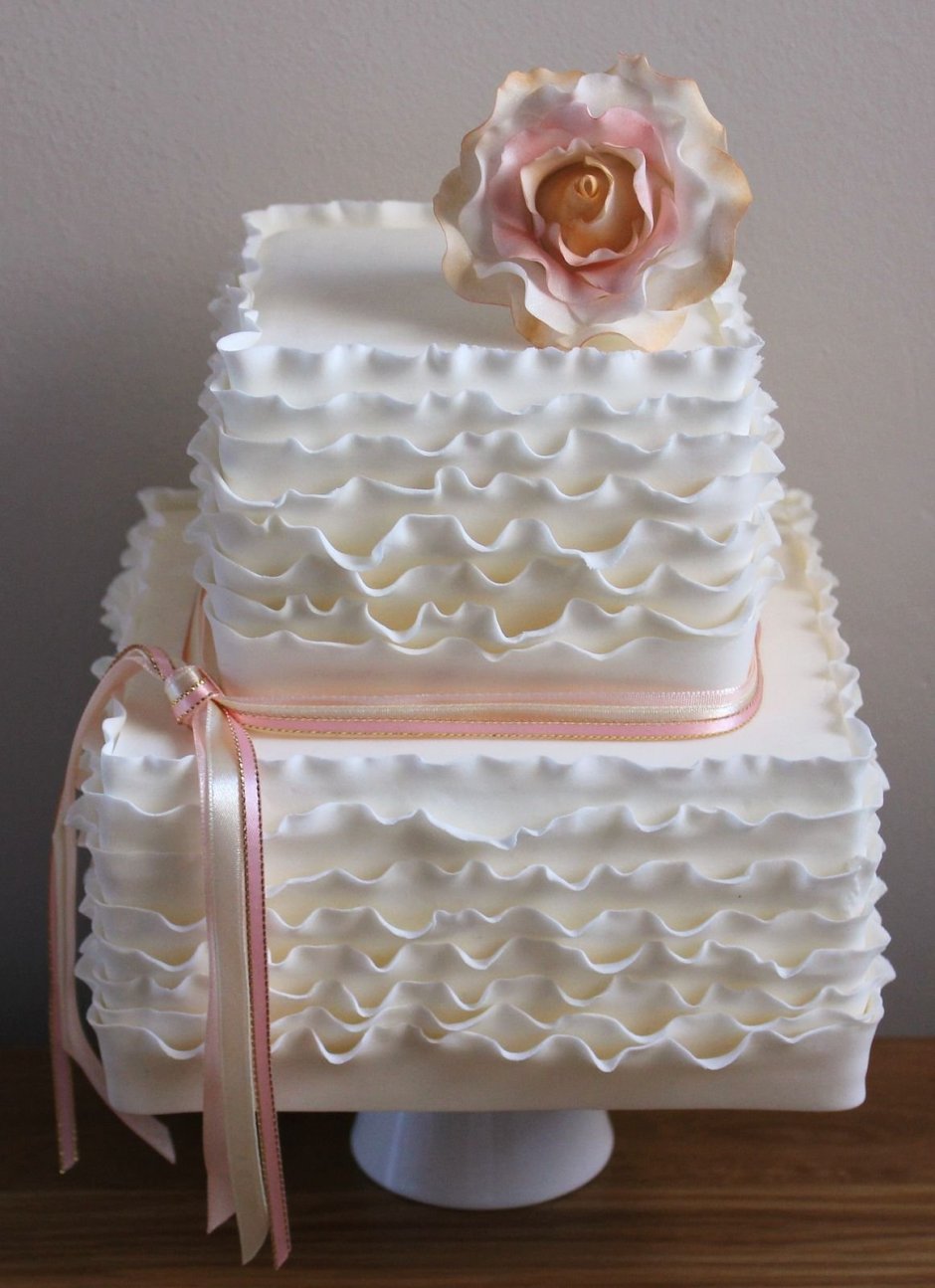 Свадебный торт прямоугольный