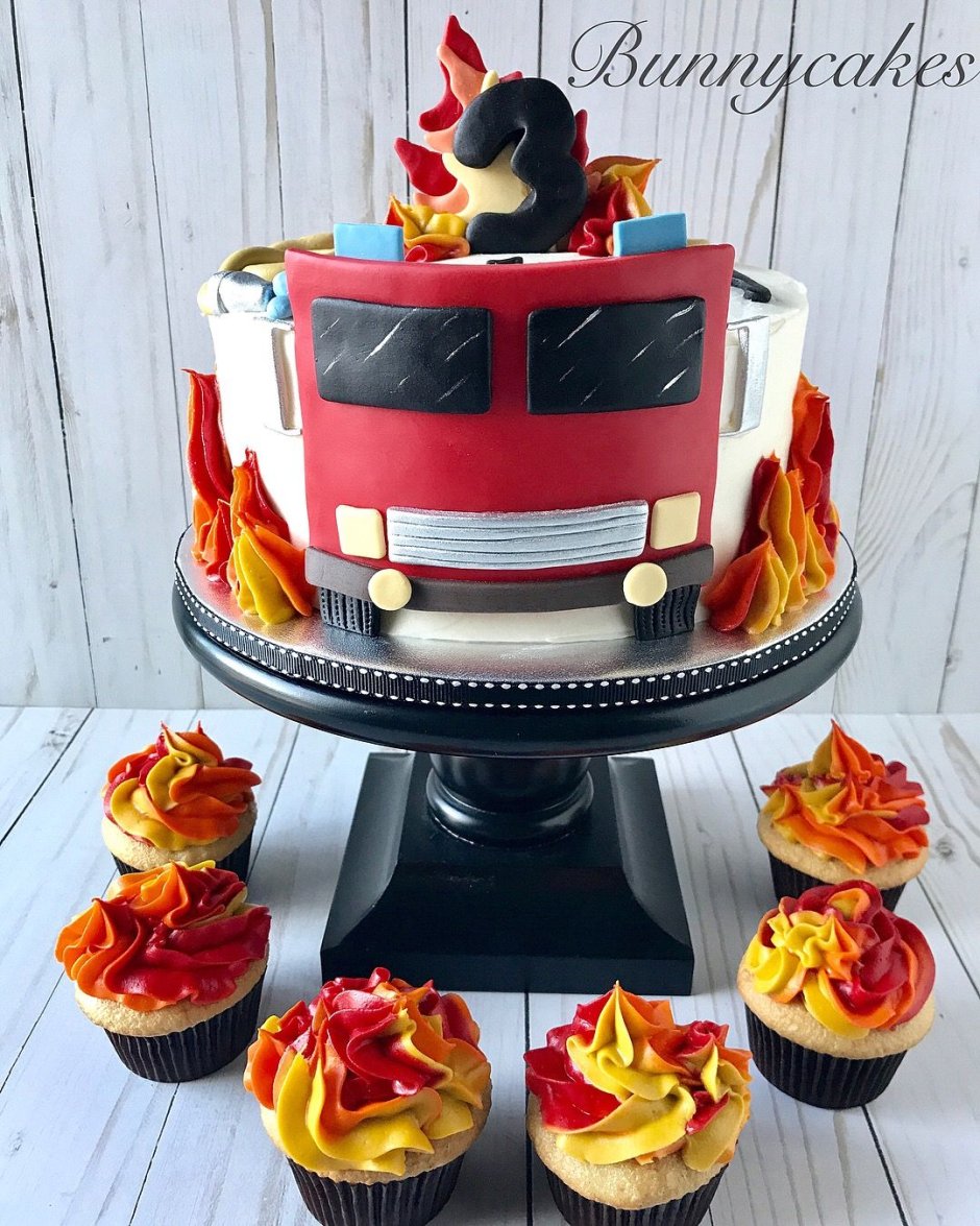Торт для пожарника мужчине