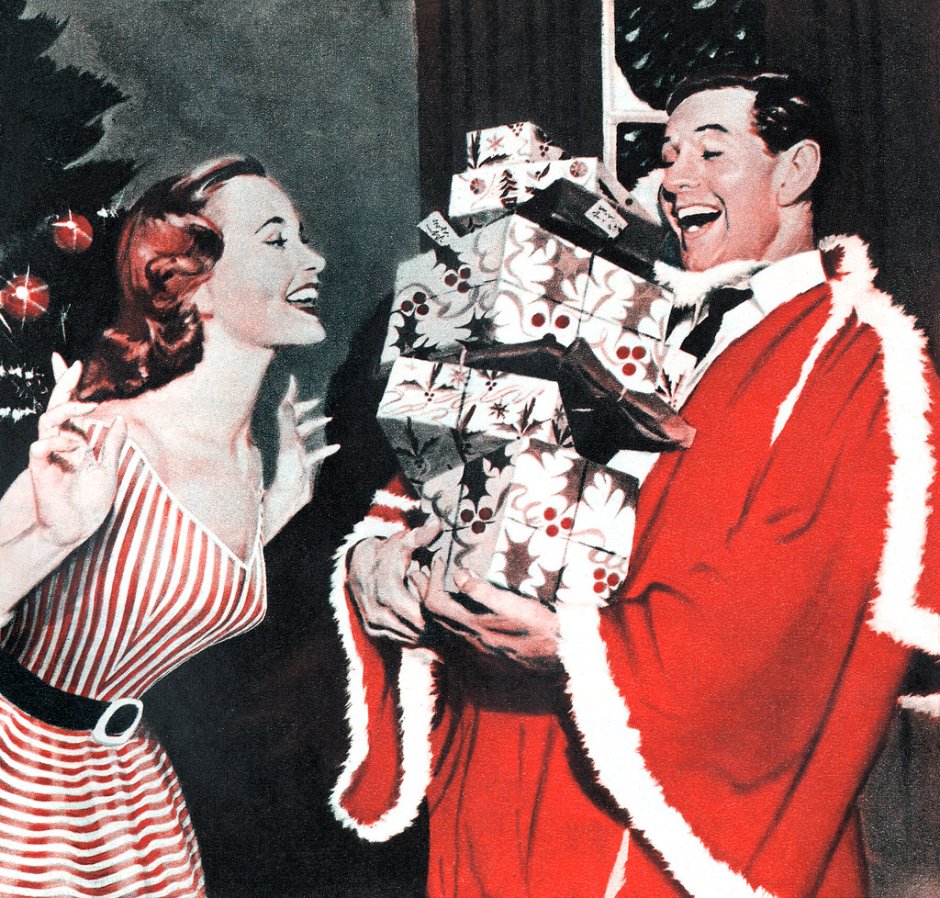 1950s Christmas ads