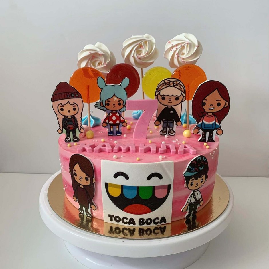 Блогерский торт для девочки