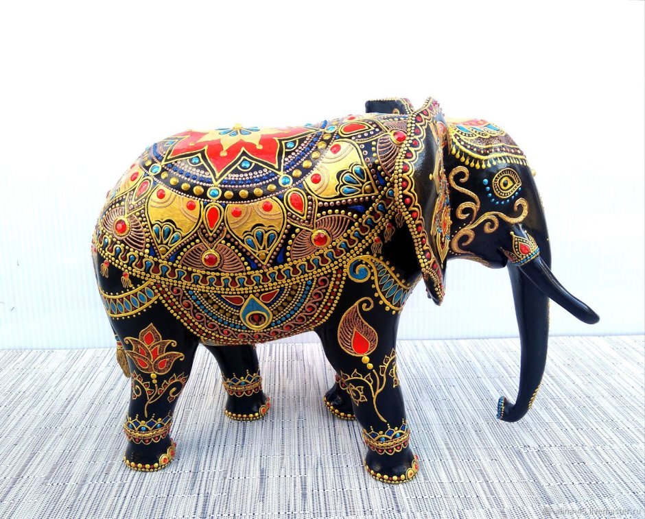 Фигурка слон индийский e179293