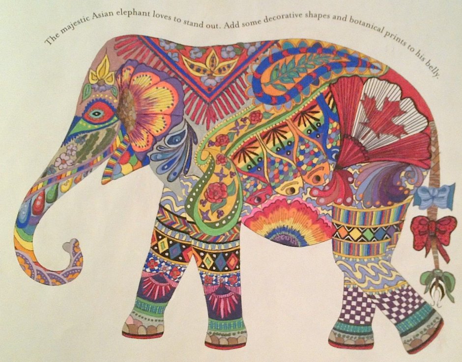 Разрисованные слоны