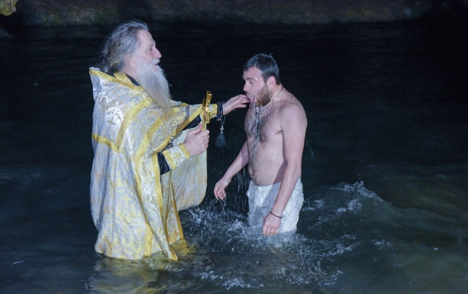 Крещенское купание в Переславле Залесском