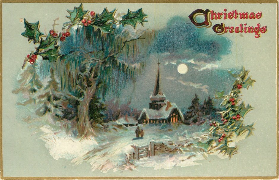 Польская Рождественская открытка
