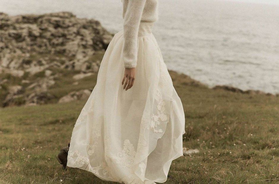 Камуфляжное свадебное платье