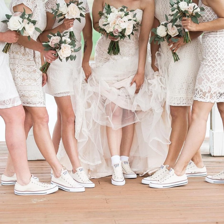 Свадебное платье под кроссовки