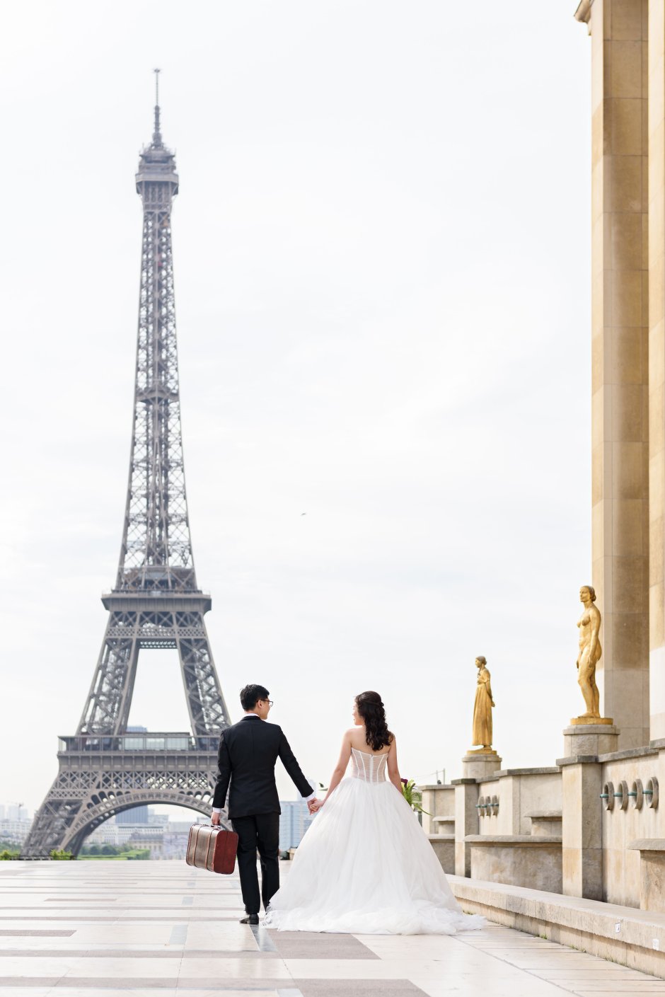 Фотошоп свадьба в Париже