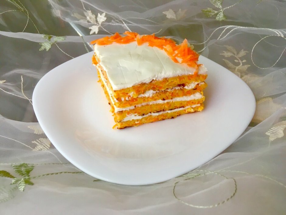 Slice a Carrot Cake