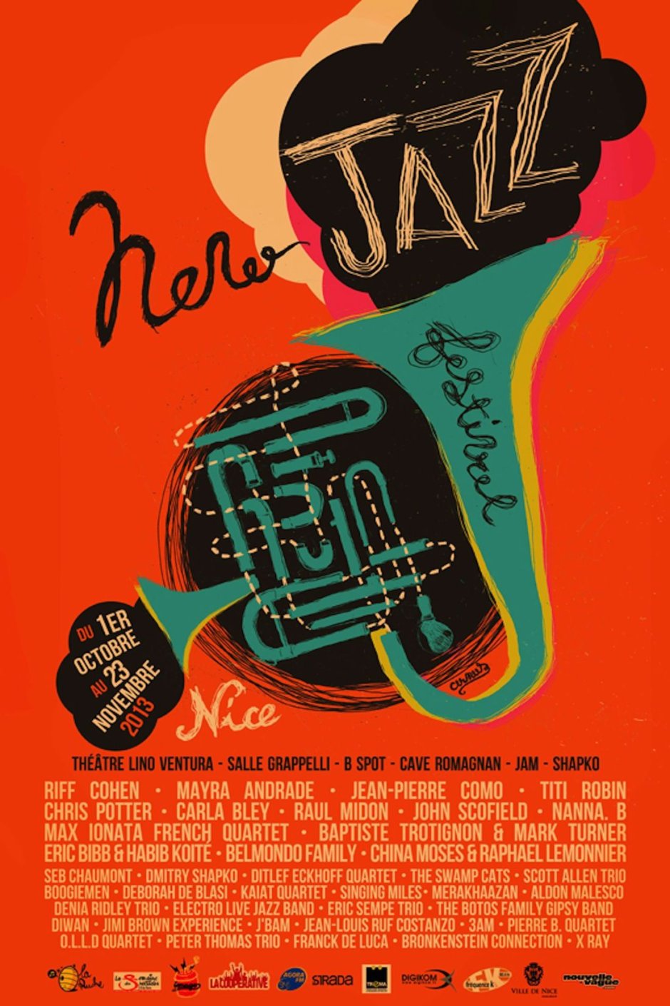 Плакат на тему джаз