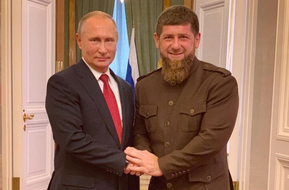 Рамзан Ахматович Кадыров с Путиным