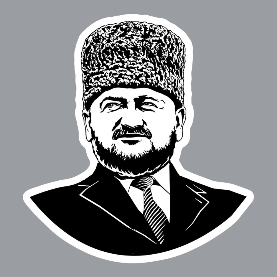 Наклейка Рамзан Кадыров