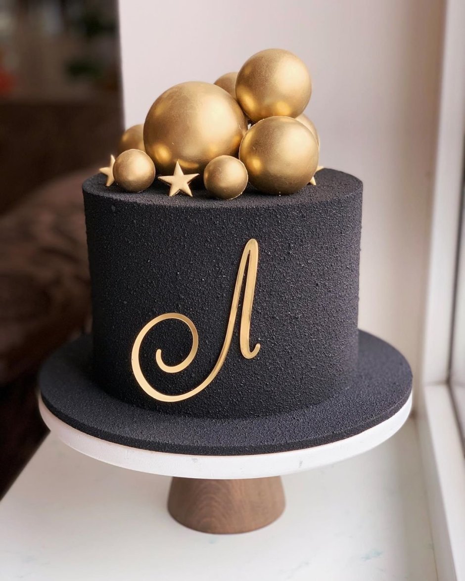 Двухъярусный торт на золотую свадьбу
