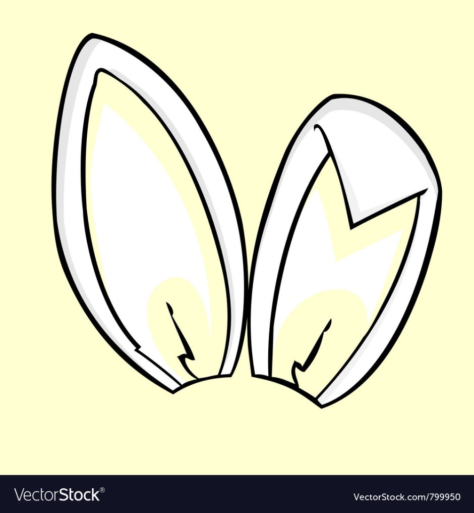 Уши зайца для вырезания