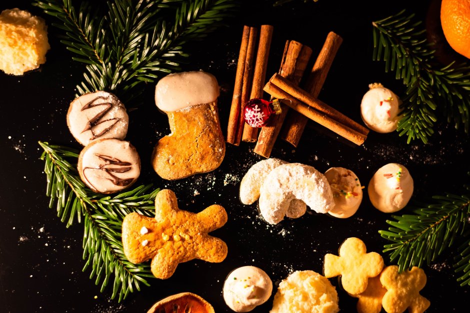 Фотозона печенье на Рождество