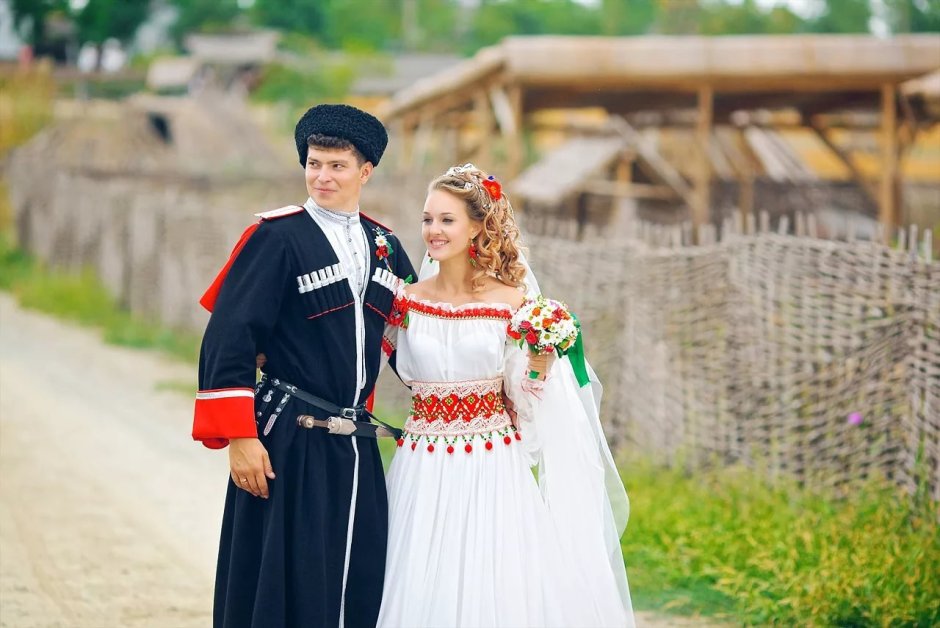 Свадебные платья в национальном стиле