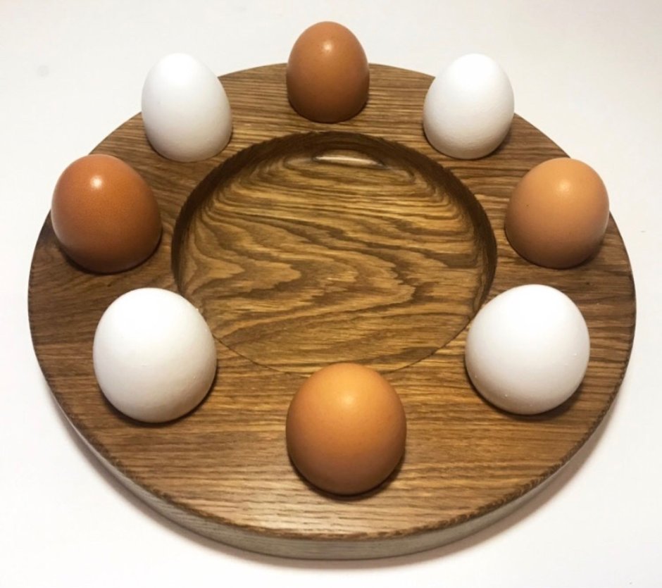 Подставка под яйца деревянная