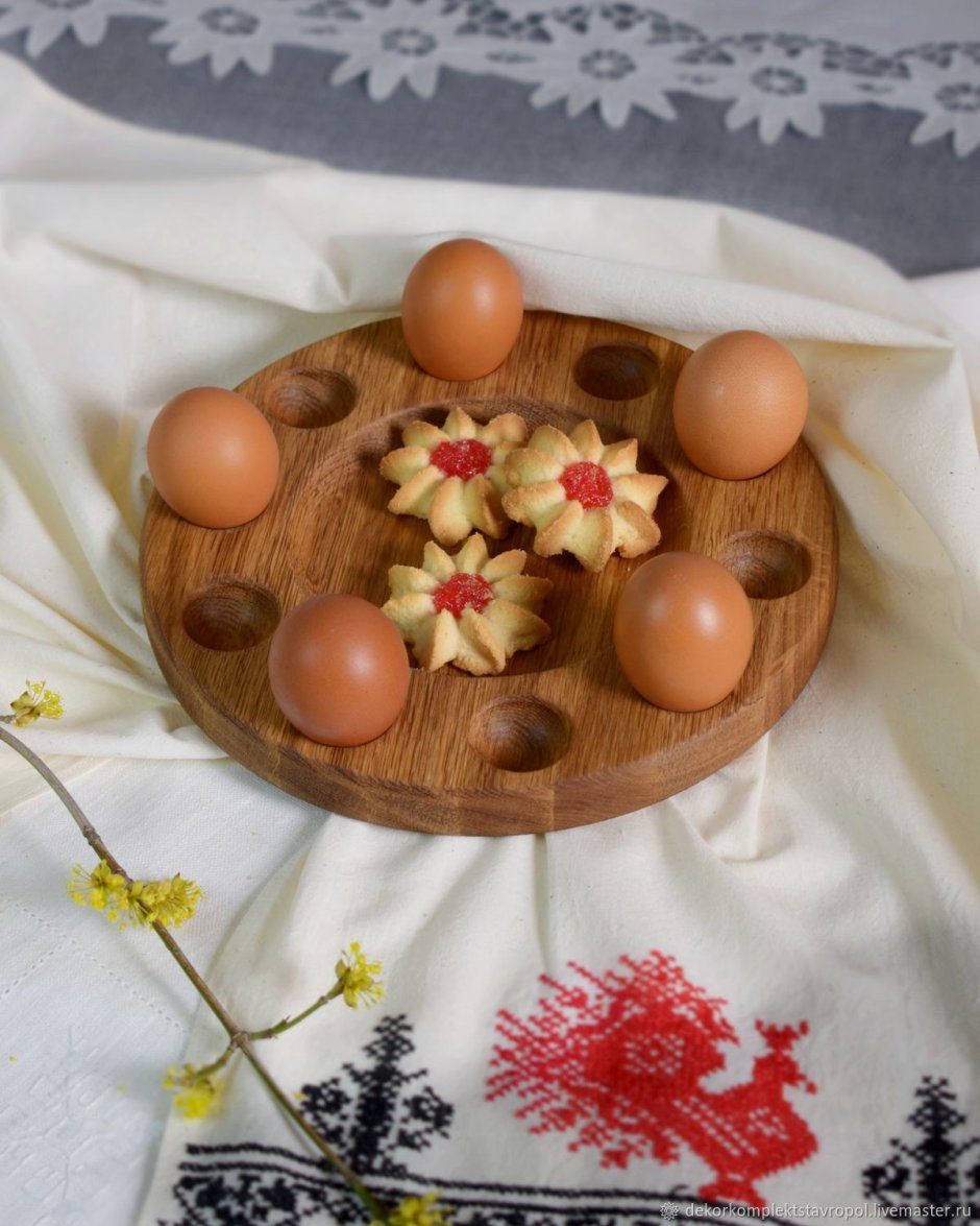 Пасхальная тарелочка для яиц