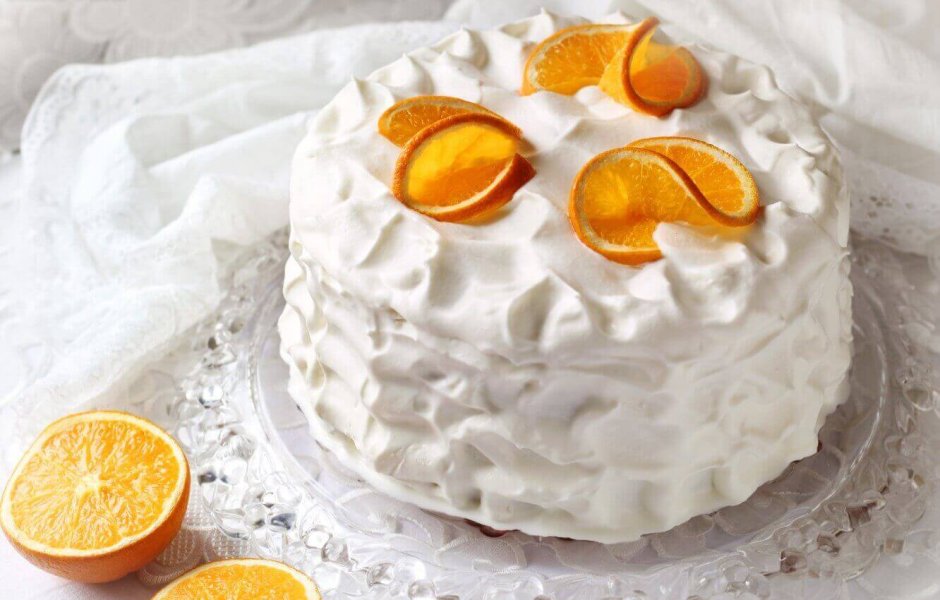 Персиковый торт