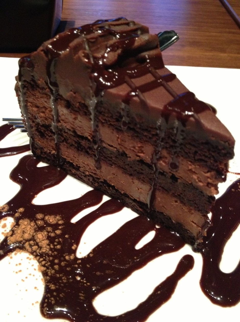Кусочек шоколадного тортика