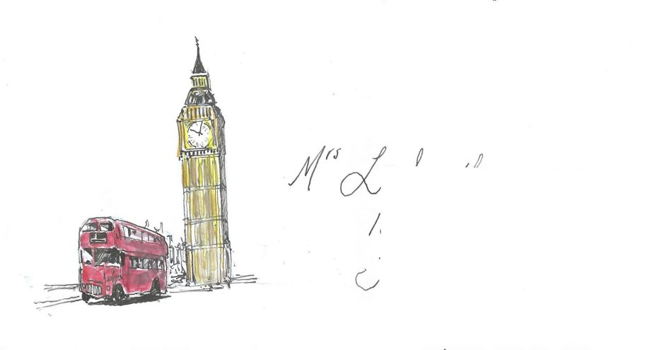 Лондон рисунок