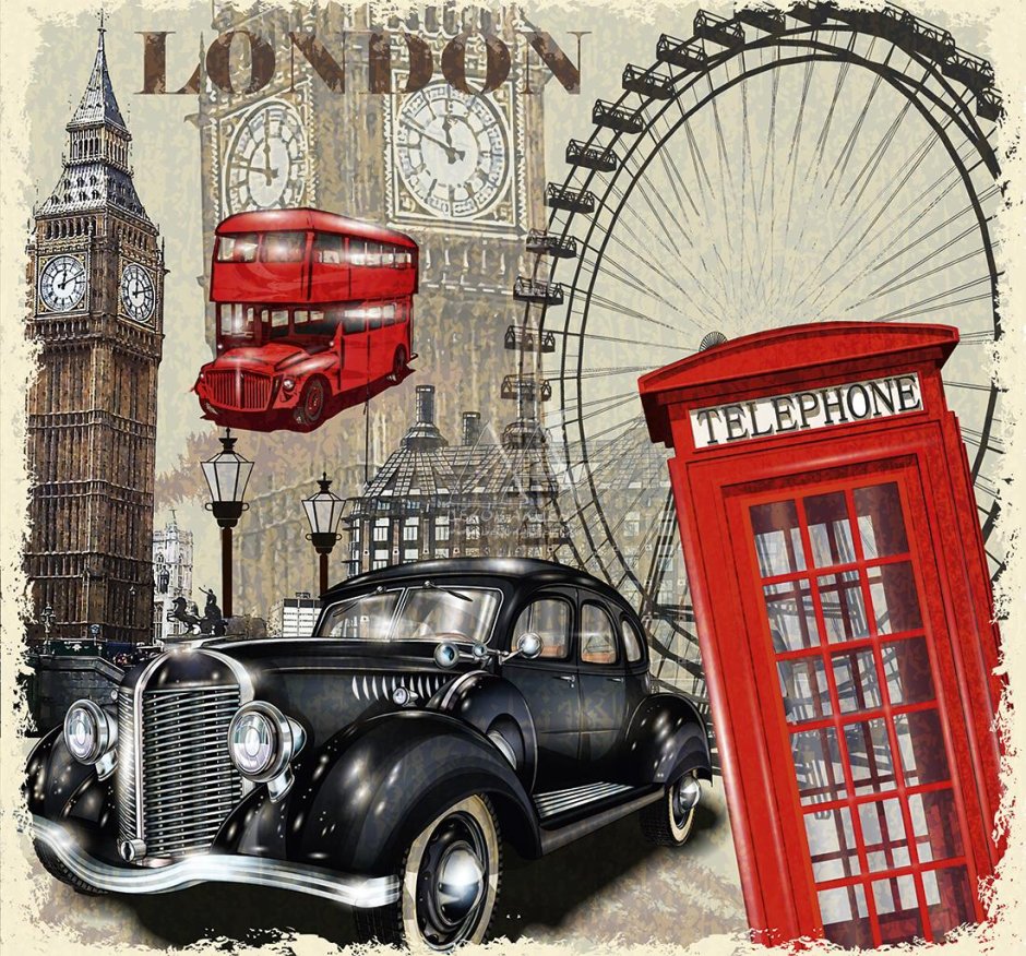 Постеры на тему Лондона