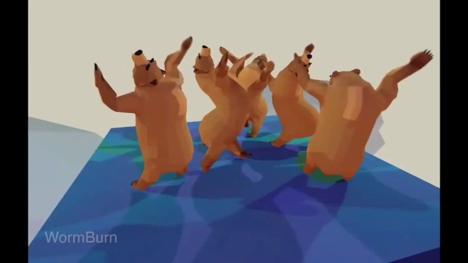 Танцующие медведи вектор
