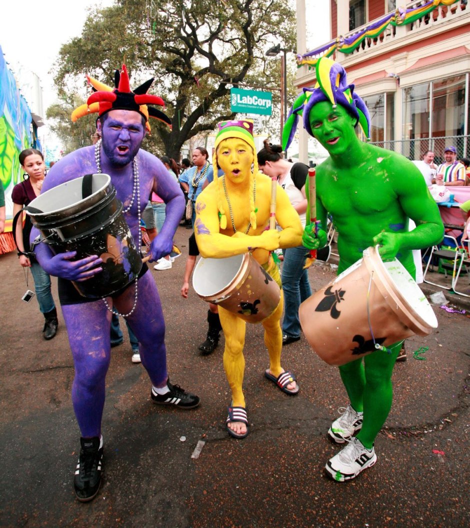 Новый Орлеан парад Марди гра