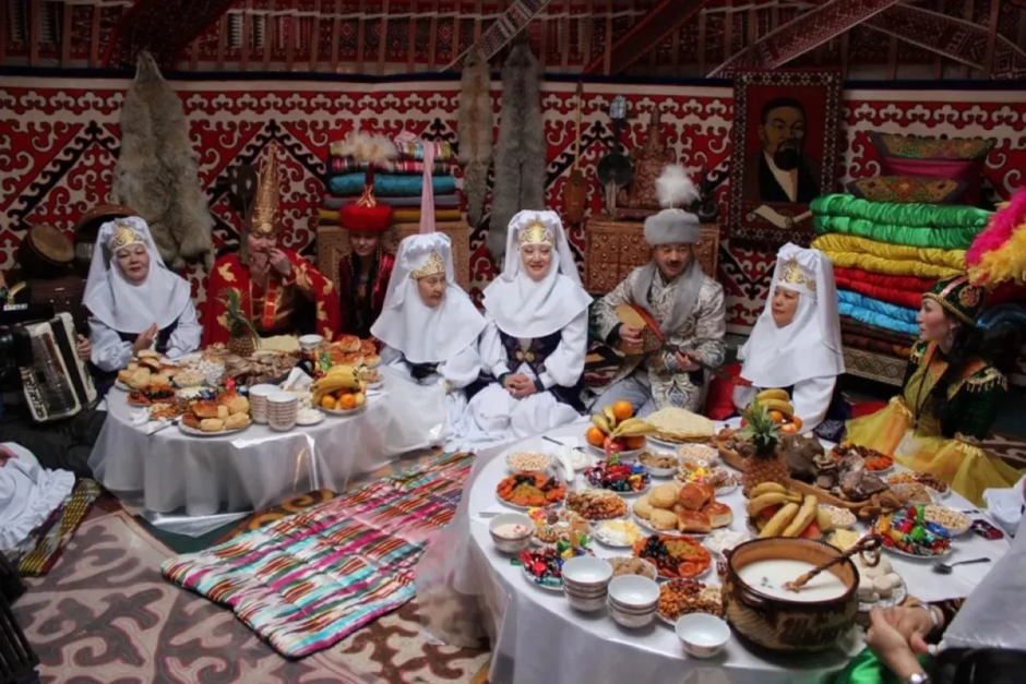 Казахский дастархан традиция казахского народа
