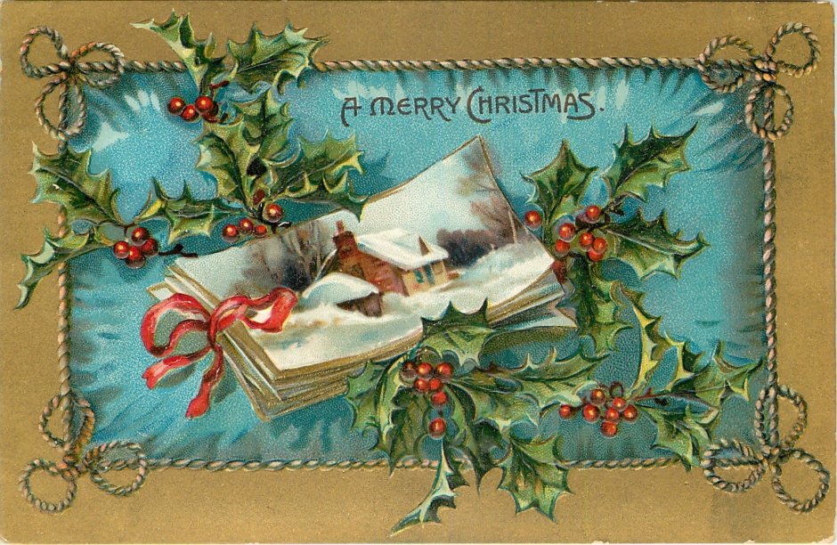 Американские открытки с Рождеством