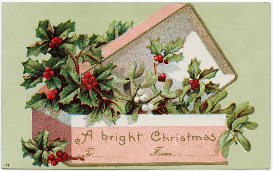 Рождество в Англии открытки