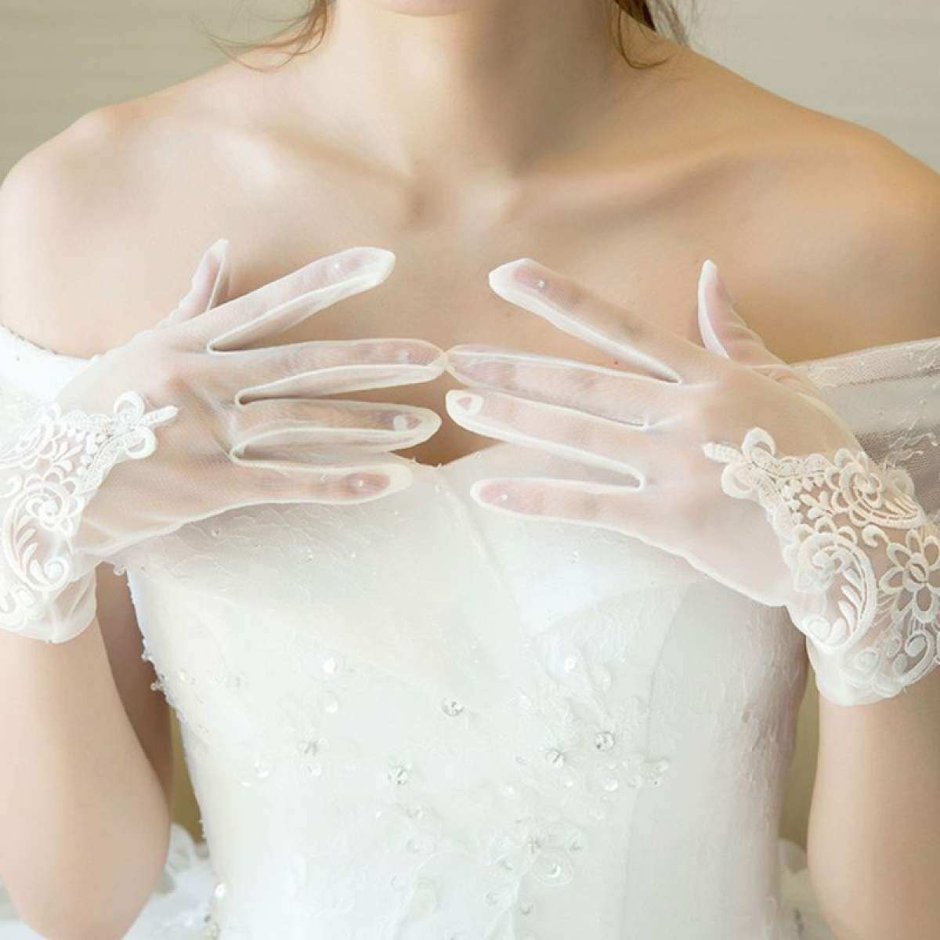 Свадебные перчатки 2021