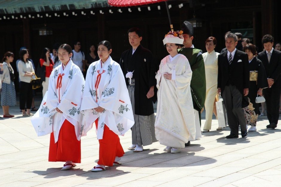 Японская свадьба Синтоистский