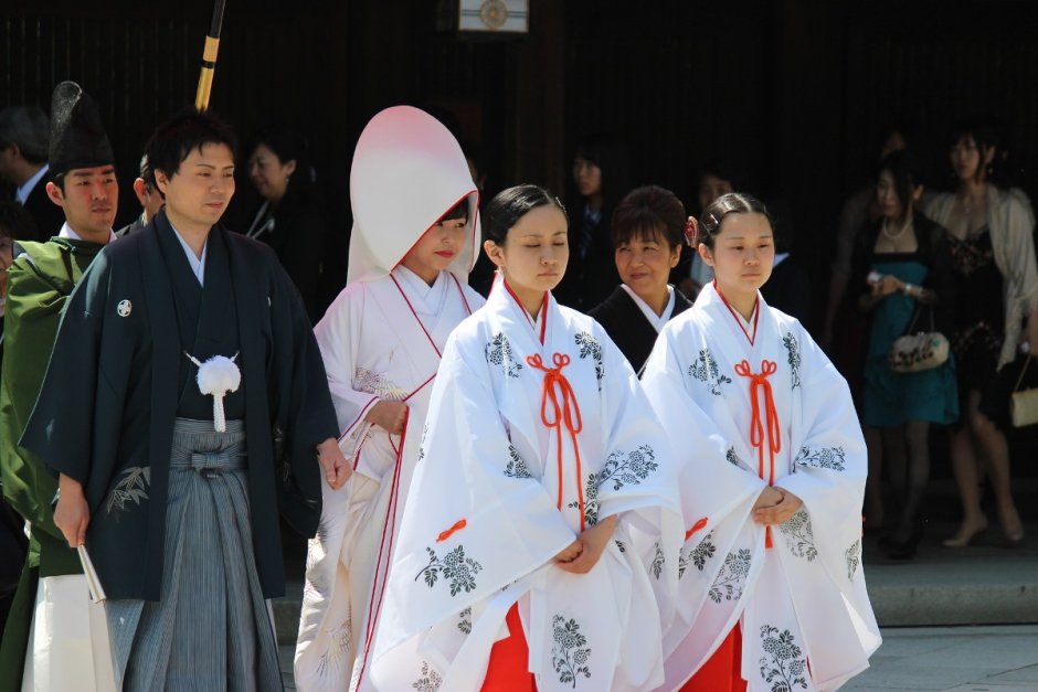 Свадебные церемонии Японии традиционная