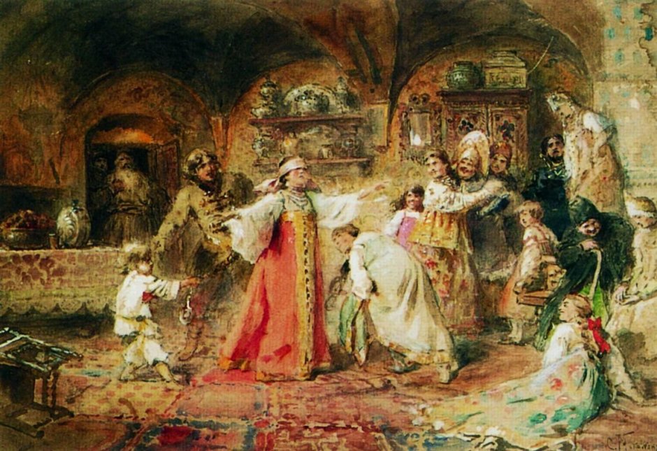 Выбор невесты царём Алексеем Михайловичем