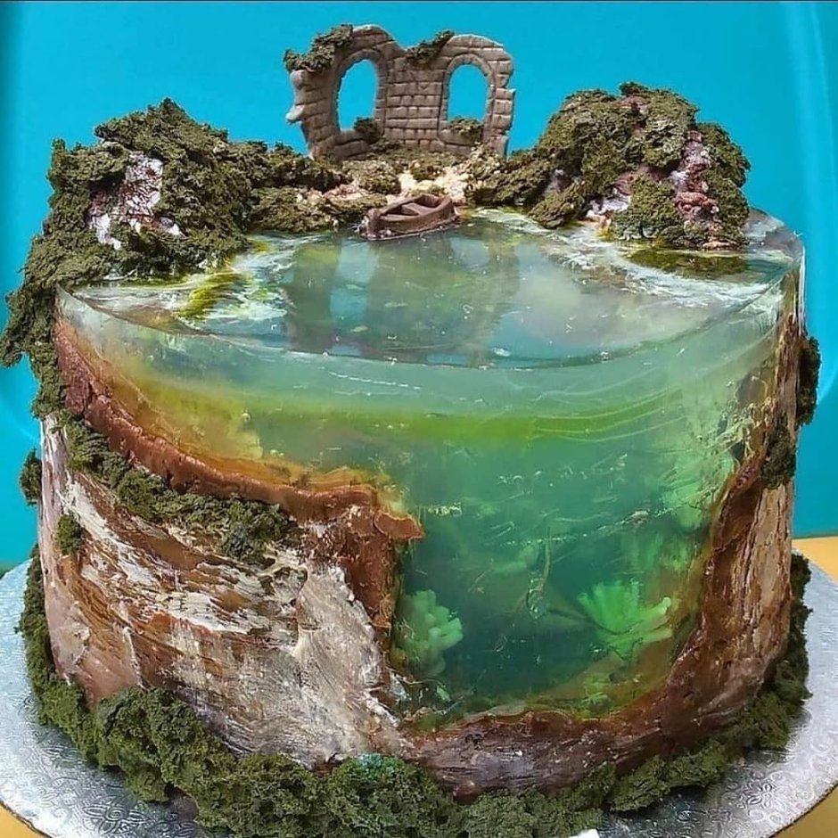 Торт тропический остров