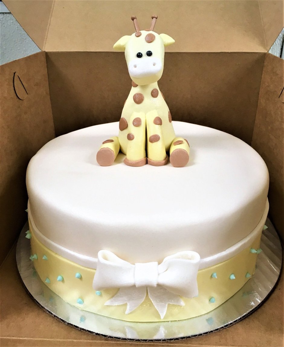 Тортик с жирафиком на годик