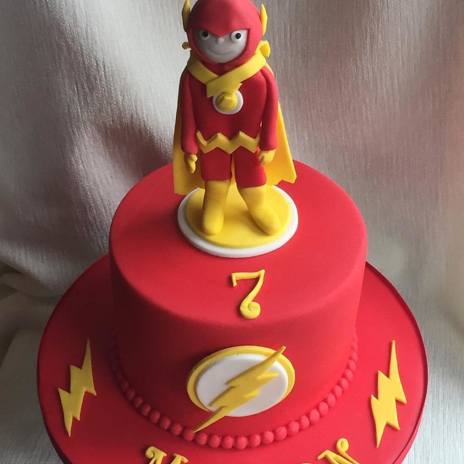 Супергерой флэш торт