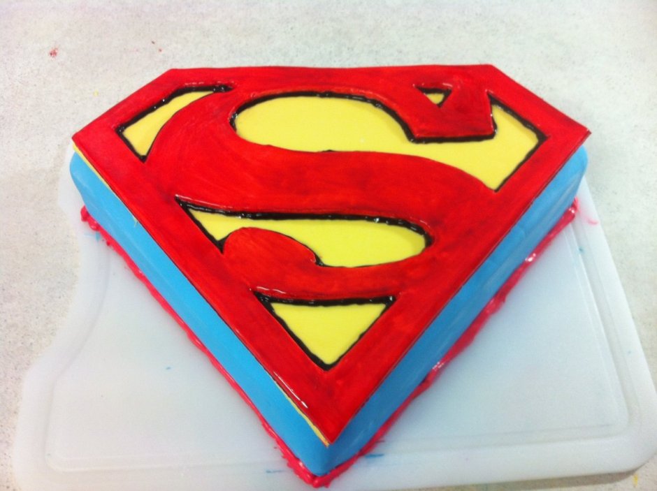 Торт на день рождения Супермен