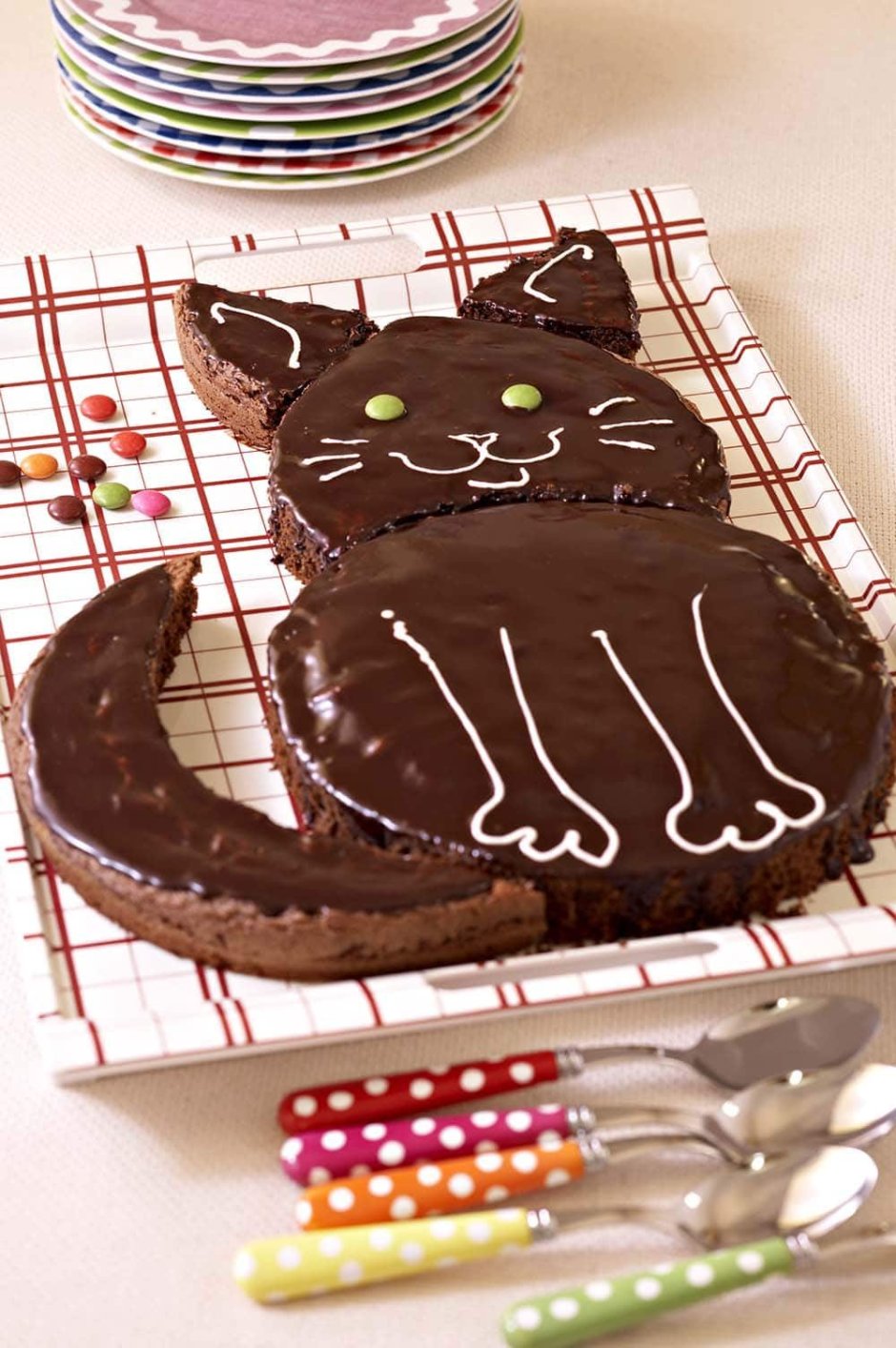 Тортик в форме котика