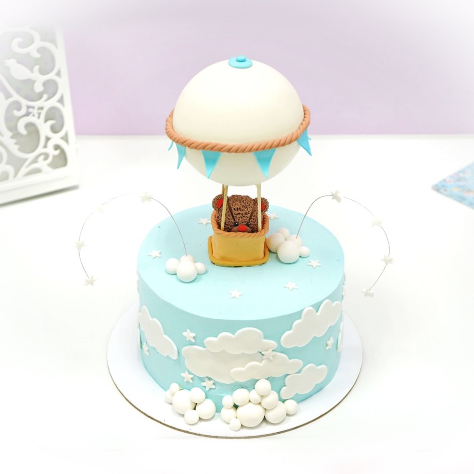 Свадебный торт воздушный шар