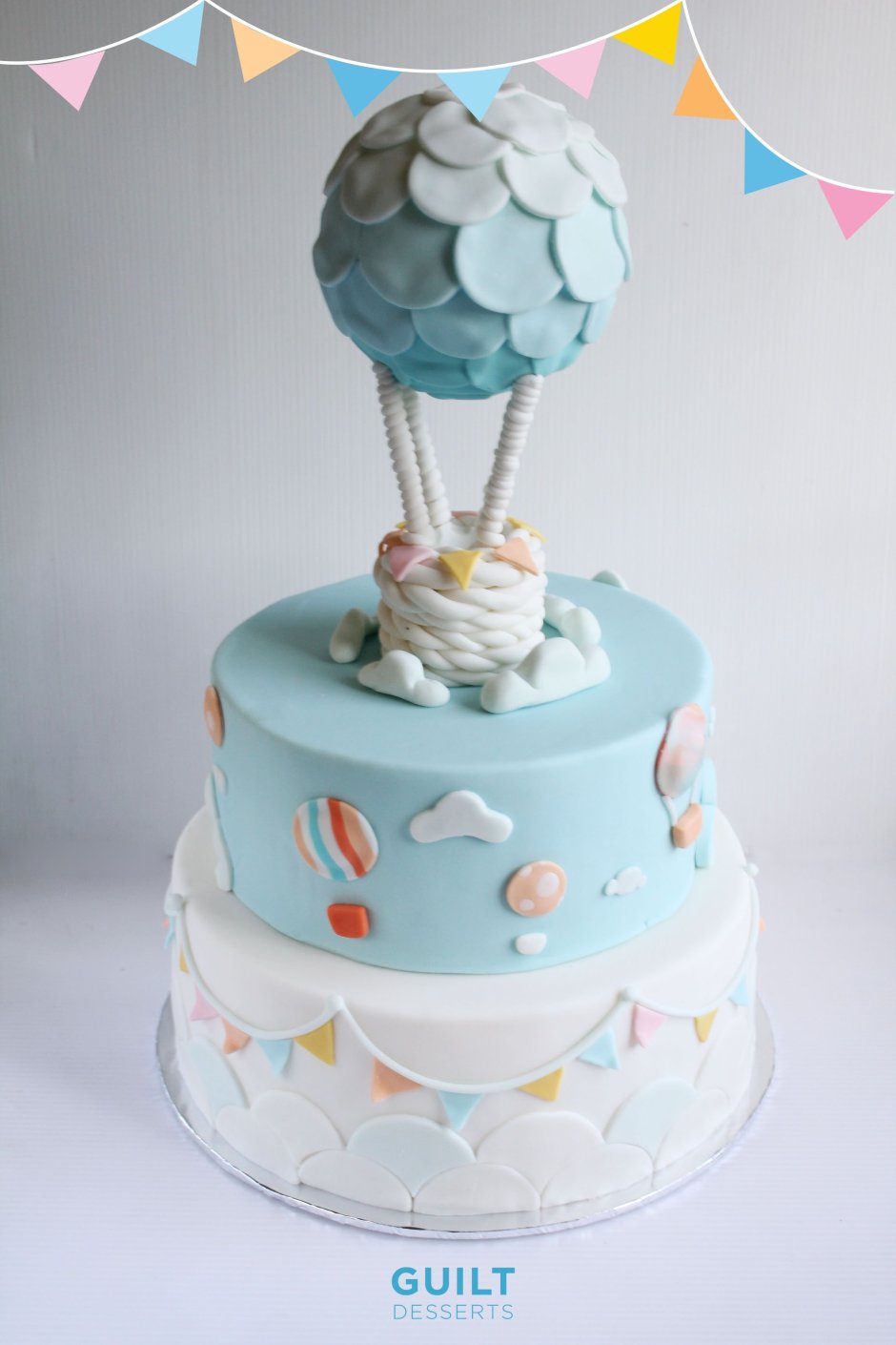 Детский торт с воздушным шаром