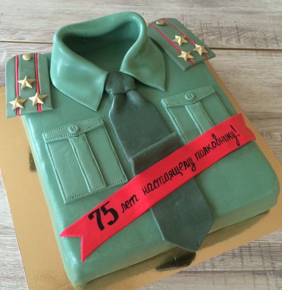 Торт для военного мужчины