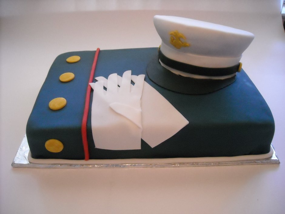 Декор торта для лейтенанта
