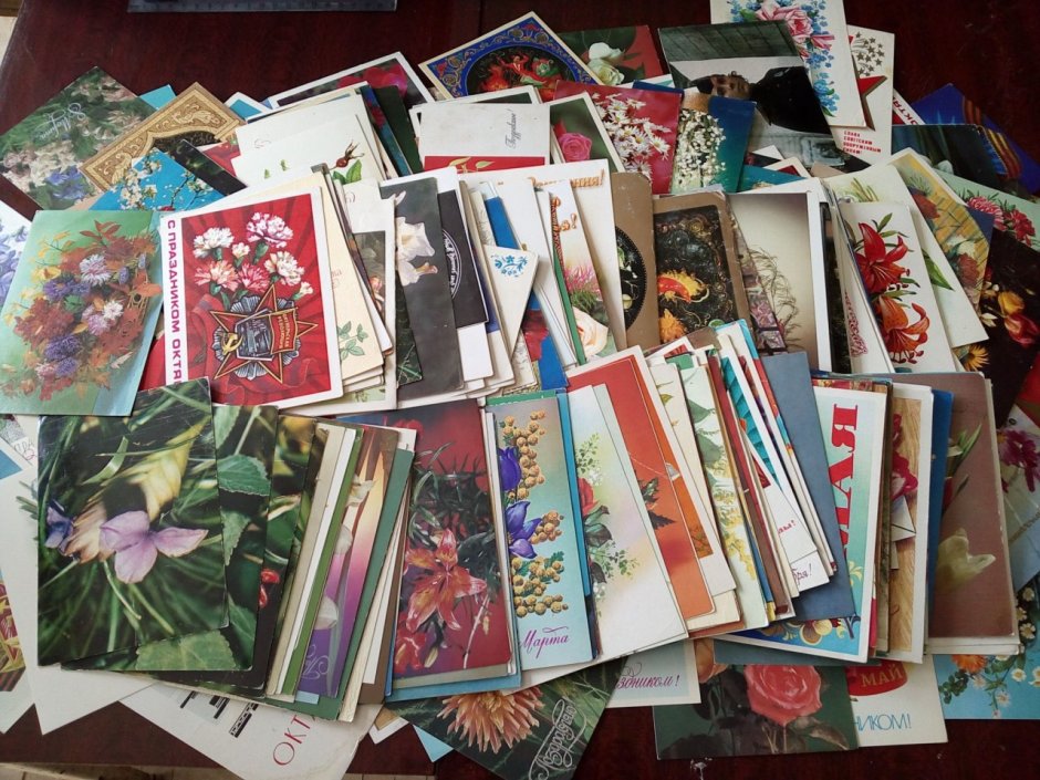 Советские комплекты открытки