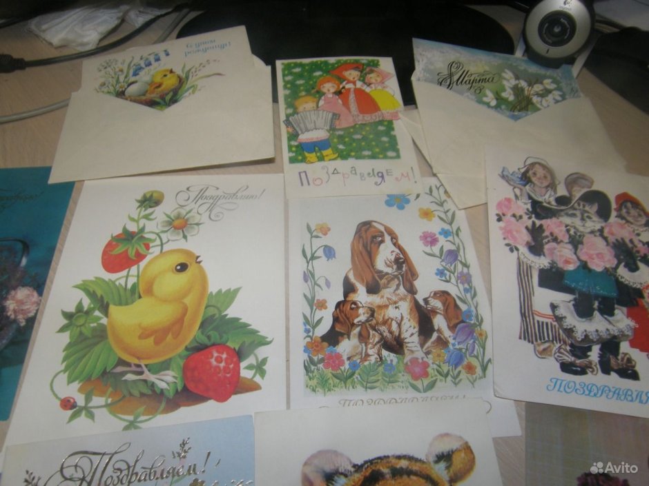 Ретро коллекция новогодних открыток