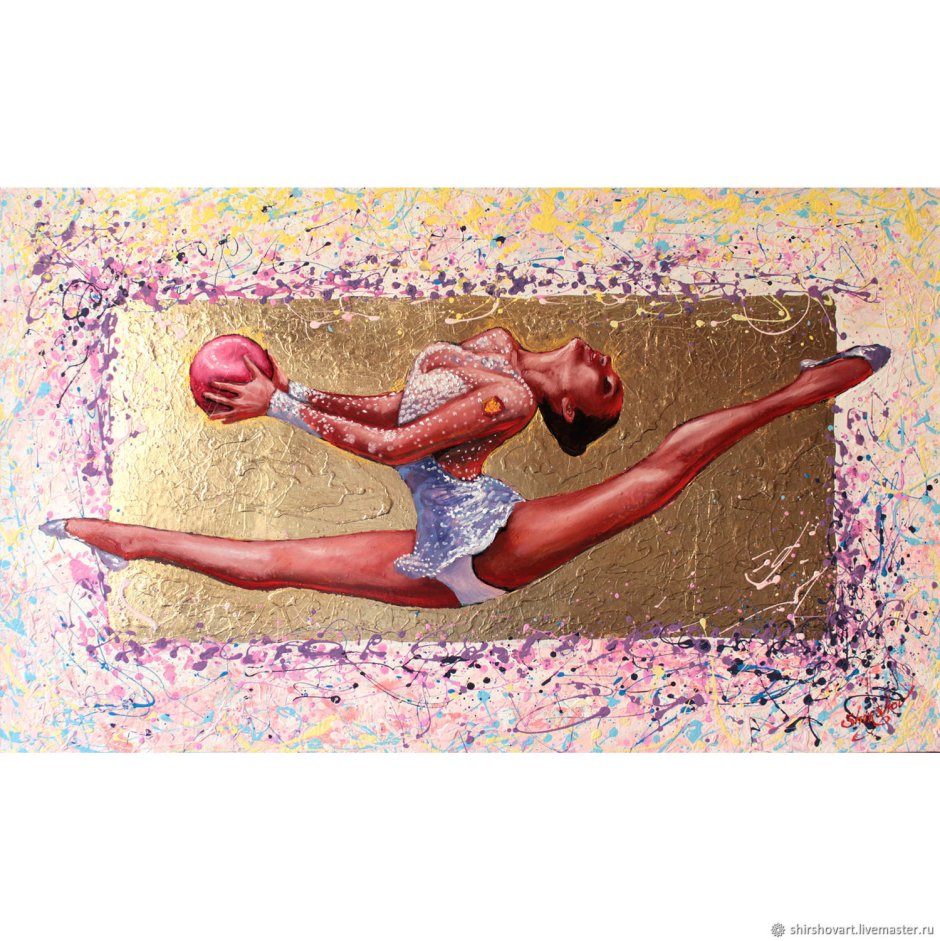 Картина гимнастка