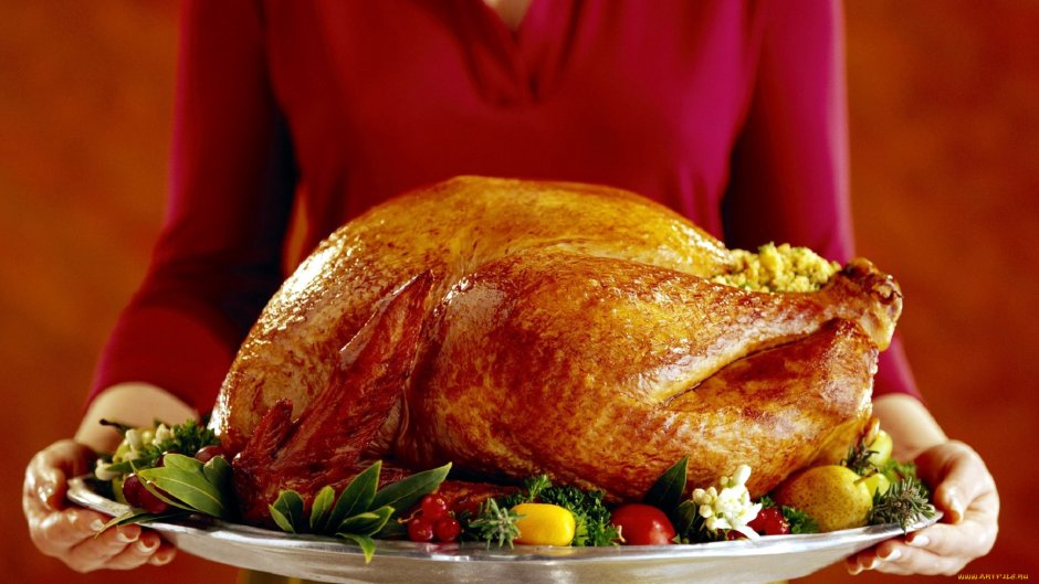 Курица на день Благодарения